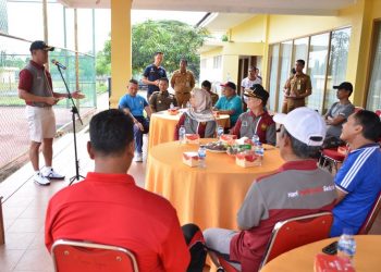 Bupati Sukandar Didampingi Wakil Bupati Tutup Secara Resmi Turnamen Tenis Lapangan Adhyaksa Cup