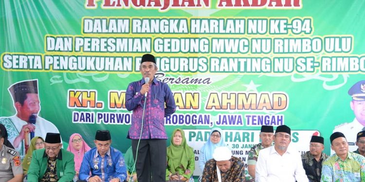 Wabup Syahlan hadiri Pengajian Akbar NU