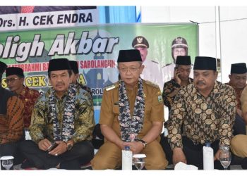 Kunker Ke Kecamatan Limun, Bupati H Cek Endra Resmikan Masjid Nurul Jami Dusun Rantau Alai