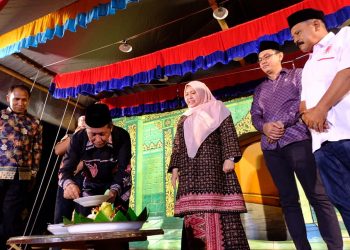 Bupati Masnah Hadiri Pelantikan Pengurus Wisnu Murti Muarojambi