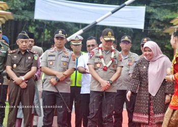 Bupati Masnah Sambut Kapolda Jambi di Rumah Dinas