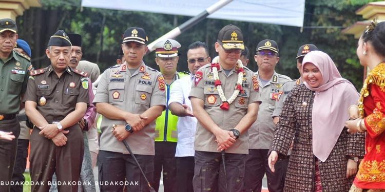 Bupati Masnah Sambut Kapolda Jambi di Rumah Dinas