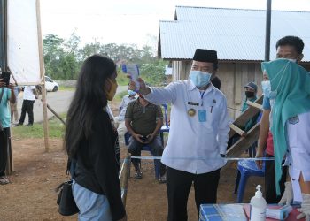 Bupati H Al Haris Pantau Posko Covid-19 Masurai