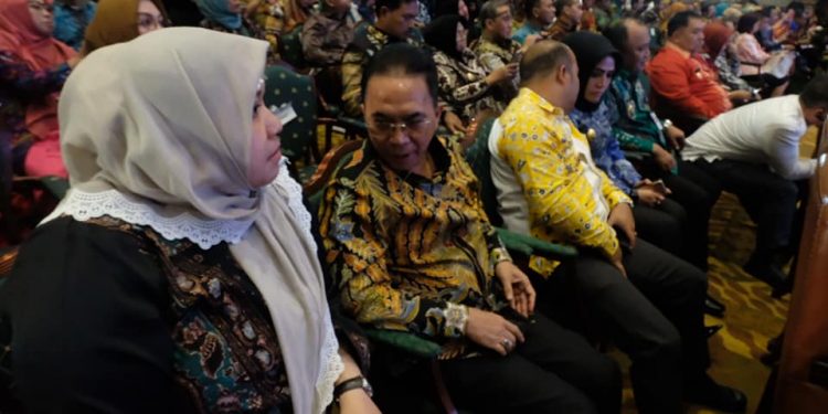 Bupati Muaro Jambi Hadiri Rakor Nasional Bidang Perpustakaan Dibuka Mendagri RI