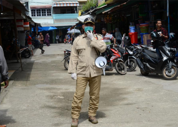 Aksi Nyata Lawan COVID-19: Fasha Pimpin Langsung Disinfeksi se-Kota Jambi