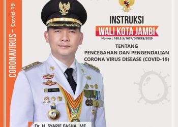 Walikota Syarif Fasha Kembali Perpanjang Masa Belajar Dirumah