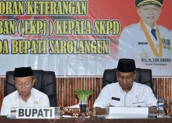 Pemkab Sarolangun Gelar Paparan LKPJ Kepala SKPD Tahun 2019
