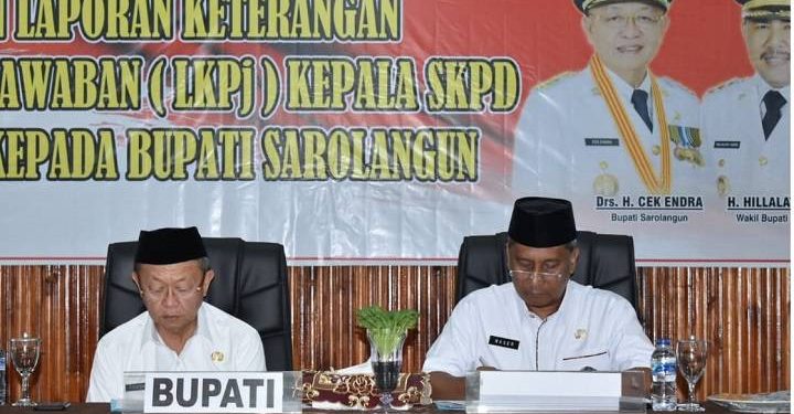Pemkab Sarolangun Gelar Paparan LKPJ Kepala SKPD Tahun 2019