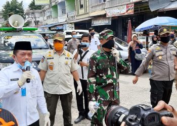 Bupati H Al Haris Turun Langsung  Minta Masyarakat Pakai Masker