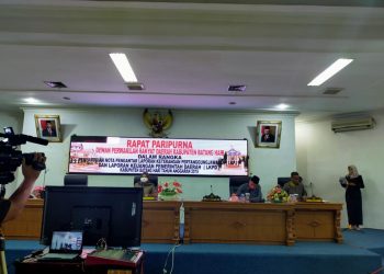 DPRD Batanghari Gelar Rapurna Penyampaian LKPJ dan LKPD