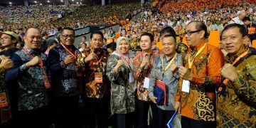 Masnah Hadiri Rakornas Penanggulangan Bencana yang Dibuka Presiden Jokowi