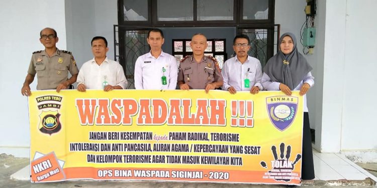 Pemkab Tebo Siap Dukung Sosialisasi Operasi Bina Waspada Siginjai 2020