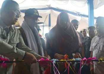 Bupati Sarolangun Resmikan Tiga Jembatan di Desa Suka Damai