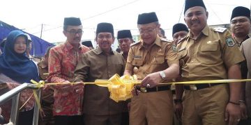 Bupati Sarolangun Resmikan Pasar Modern Singkut