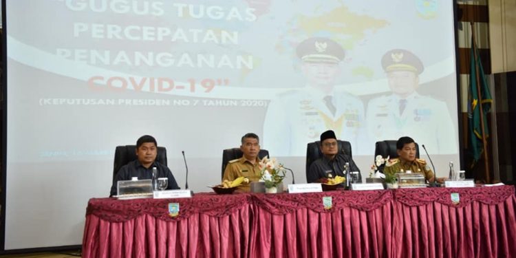 Walikota Fasha Pimpin Rakor Penanganan Virus Corona