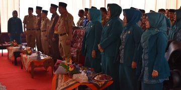 Wabup Sarolangun Hadiri Sertijab Camat Dan Pelantikan Ketua PKK Kecamatan Pelawan