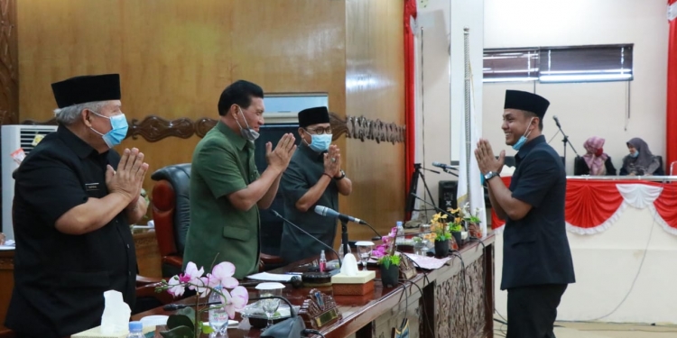 Bupati Syafrial Hadir Paripurna Kedua Pembahasan LKPJ Tahun Anggaran 2019