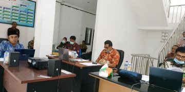 Bupati Sukandar Apresiasi Rapat Melalui Telekonferen
