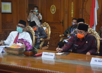 Gubernur Fachrori Ikuti Musrenbangnas 2020 Secara Online