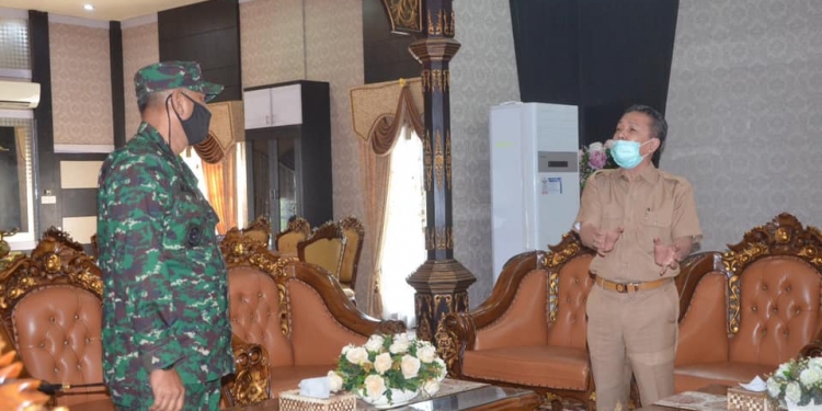 Bupati Batanghari Sambut Kunker Danrem 042 Garuda Putih