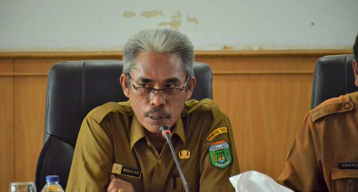 Wabup Syahlan Pimpin Rapat Persiapan FASI Ke- XVIII