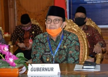 Gubernur Jambi Halal Bi Halal Virtual Dengan Bupati Dan Walikota