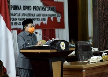 Gubernur Jambi Sampaikan LKPJ Tahun Anggaran 2019