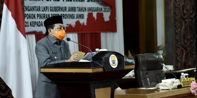Gubernur Jambi Sampaikan LKPJ Tahun Anggaran 2019