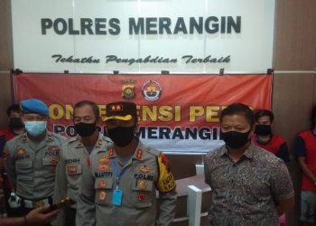 Pelaku Pembakaran Posko Covid-19 Dan Perusakan Kantor Desa Air Batu Diamankan Polres Merangin