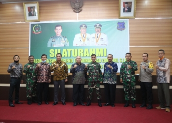 Bupati Tanjab Barat Sambut Kunjungan Kasdam II/Sriwijaya Palembang
