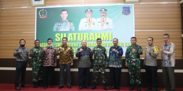 Bupati Tanjab Barat Sambut Kunjungan Kasdam II/Sriwijaya Palembang