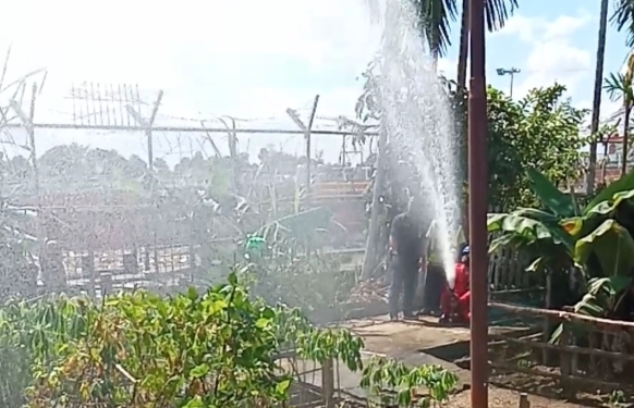 Pipa Minyak Depot Pertamina Jambi Pecah, Warga Rt. 04 Kelurahan Kasang Resah