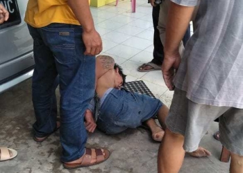 Jambret Babak Belur Setelah Aksinya Digagalkan Warga
