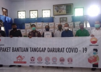 PWI Provinsi Jambi Dapat Bantuan 500 Paket Sembako dari SKK Migas Petrocina