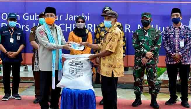 Bantuan “JPS”, Salah Satu Kebijakan PemProv Jambi dalam Mempercepat Penanggulangan Covid-19