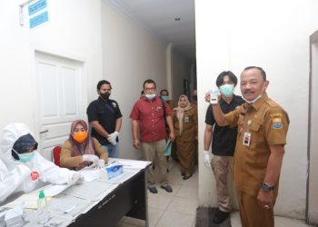 Cegah Narkoba, PUPR Provinsi Jambi Gelar Tes Urine Ratusan Pegawai
