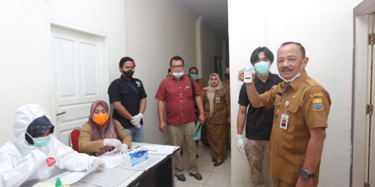 Cegah Narkoba, PUPR Provinsi Jambi Gelar Tes Urine Ratusan Pegawai