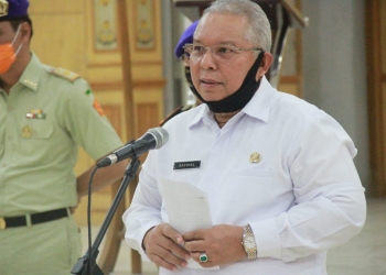 Buka Kegiatan Menwa Peduli Covid 19, Bupati Safrial Harap Menwa Jadi Agen Penerapan Disiplin Protokol Kesehatan