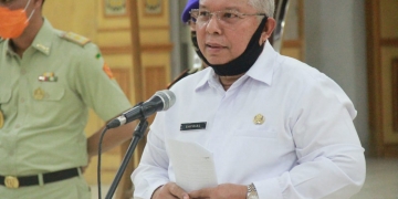 Buka Kegiatan Menwa Peduli Covid 19, Bupati Safrial Harap Menwa Jadi Agen Penerapan Disiplin Protokol Kesehatan