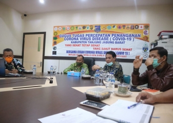 Wabup Ikuti Rakor Persiapan Pilkada 2020 Via Telekonferensi