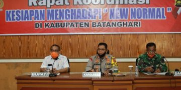 Asisten I  Batanghari Hadiri Rakor Kesiapan Hadapi “New Normal”