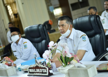 Fasha Pimpin Musrenbang RKPD Kota Jambi Via Video Conference⁣