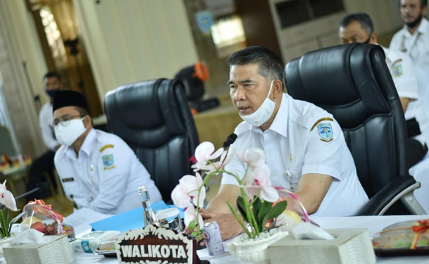 Fasha Pimpin Musrenbang RKPD Kota Jambi Via Video Conference