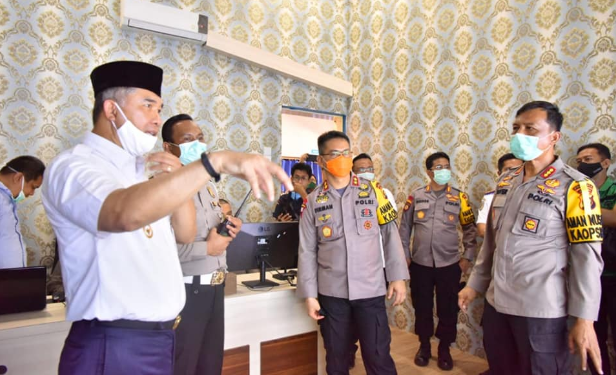 Walikota Fasha Hadiri Kujungan Kerja Kapolda ke Kapolresta Jambi
