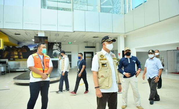Walikota Jambi lakukan Sidak di Bandara Sultan Taha Jambi