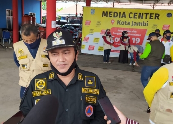 Wawako Maulana Pimpin Apel Pelepasan Petugas Kemanusiaan Tentang Penggunaan Masker