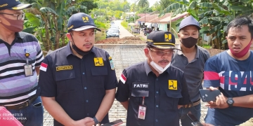 Kepala Dinas PUPR Beserta Tim Cek Pekerjaan Fisik Proyek Tahun 2020