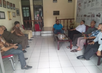 Melaksanakan Program Kerja, PWI Jambi Kunjungi Kantor LKBN Antara Jambi