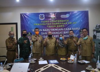 Peringatan HARGANAS Via Vidcon, Bupati : Pemkab Akan Gelar Pelayanan KB Gratis di 13 Kecamatan