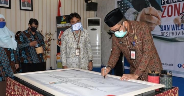 Pemprov Jambi Dukung Pembangunan Zona Integritas BPS